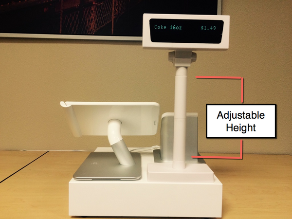 Display Pole for the Clover POS