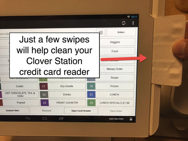 Clover POS EMV / Swiper Cleaner