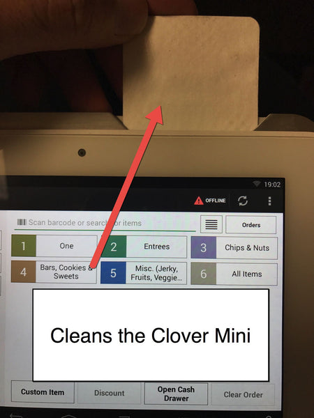 Clover POS EMV / Swiper Cleaner